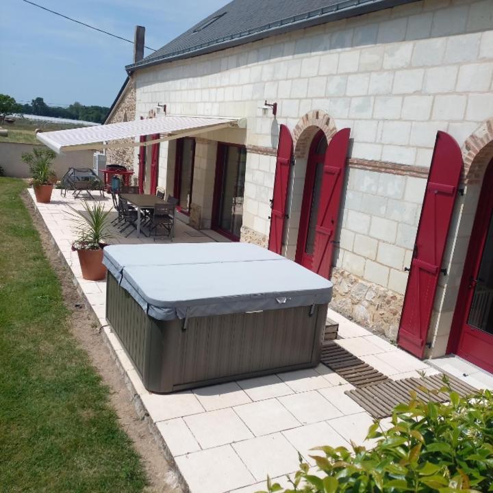 Jolie Maison De Campagne En Pierre De Tuffeau Longué Buitenkant foto